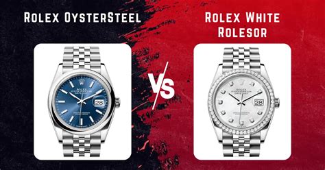 rolex 12631|white rolesor vs oystersteel.